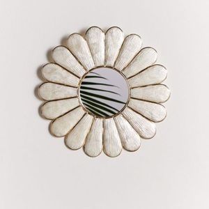 Selling a flower power modern contemporary accent mirror